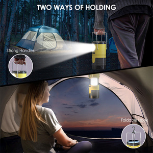 Recargable 10000mAh impermeable LED Camping luz de trabajo multifuncional plegable huracán linterna de emergencia - Product Image 6