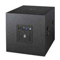 Vente directe d'usine de subwoofer en bois professionnel de 21 pouces 1500W, haut-parleur CVR