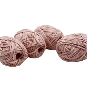 JP Cotton Crochet Knitting Combed Compact Yarn solid Colors Hand knitting Thread Thick Knitting cotton
