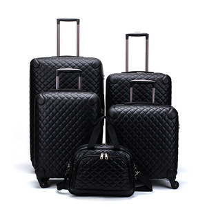Werksgroßhandel 6-teiliges Set Trolley-Koffer Wasserdichtes PU-Material Spinner-Rollen TSA-Schloss Schlichter Stil Mutter-Kind PC-Box Karton - Product Image 2
