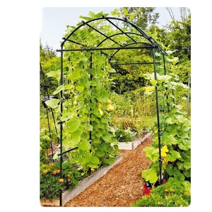Treillis de jardin pour concombres avec filet d'escalade pour tomates, aubergines et légumes grimpants - Product Image 1
