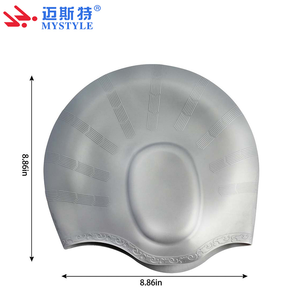 Bonnets <span class=keywords><strong>de</strong></span> <span class=keywords><strong>bain</strong></span> en silicone durables et confortables pour hommes - Faciles à enfiler - Product Image 2