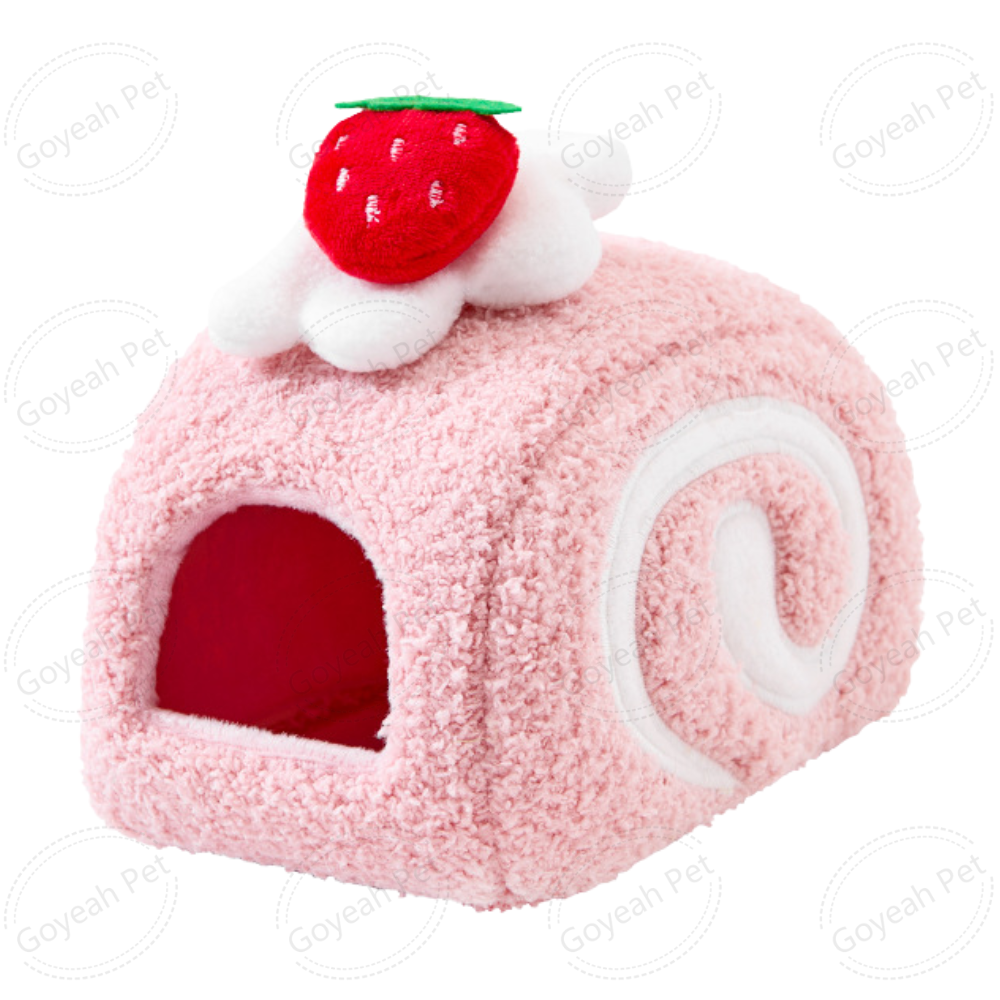 Torta alla fragola rosa