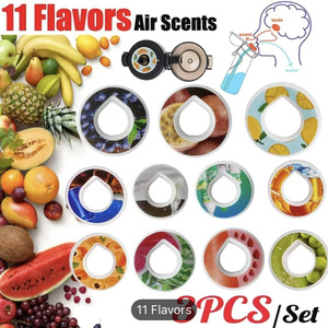Capsules d'eau aromatisées rafraîchissantes avec couvercle en plastique et paille, design de logo élégant pour la remise des diplômes et la consommation de café - Product Image 2