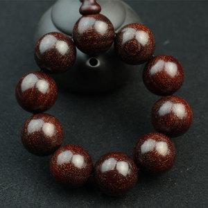 Bracelet en bois de santal sanguin zambien, perles rondes de 25mm, bijoux unisexes, cadeau fabriqué à Hangzhou XT07 - Product Image 2