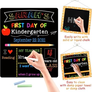 Suministro de fábrica, personalizable, <span class=keywords><strong>último</strong></span> <span class=keywords><strong>día</strong></span> de clases, primer <span class=keywords><strong>día</strong></span>, juntas escolares, placa de letrero escolar - Product Image 3