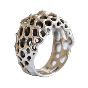 Personnalisé CNC Argent sterling 925 Acier inoxydable Nid d'abeille pour |   Gravable à la main pour les mariages/anniversaires Spécial - Product Image 1