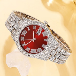 En Gros Coffret Cadeau De Luxe Hip Hop Pour Homme avec Montre à Quartz Bling, Collier et Bracelet Iced Out en Strass - Product Image 3