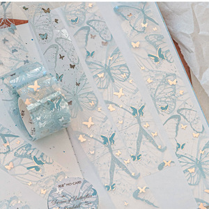 1 rouleau de ruban adhésif <span class=keywords><strong>s</strong></span>érie All Things Silent Like a Mystery, fournitures de journalisation à motif floral vintage pour la décoration et le collage DIY - Product Image 4