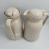 Bouteille isotherme personnalisée avec couvercles, poignée thermique, carafe à café et à eau portable 1,0 L, bouteille d'eau chaude anti-fuite, écologique