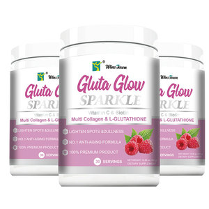 Y34 Gluta kızdırma tozu çok kollajen l-gluta-thione takviyesi C vitamini ve biyotin <span class=keywords><strong>protein</strong></span> tozu beyazlatma aydınlatma içecek