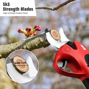 <span class=keywords><strong>Flowflex</strong></span> กรรไกรตัดกิ่งไม้ไฟฟ้าไร้สายมือเดียว, กรรไกรตัดกิ่งไม้และต้นไม้ผลไม้กรรไกรตัดแบตเตอรี่ลิเธียมใช้งานสะดวก - Product Image 5