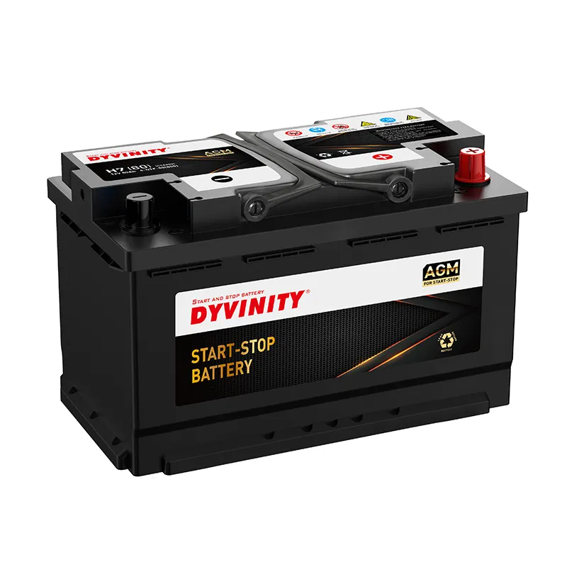Maintenance Free New 12V 80ah Start Stop auto battery JIS/DIN standard AGM Car Battery