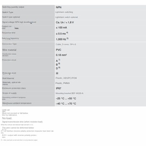 WT100-2N1419 Đức Sike Sike Sick mới ban đầu khuếch tán phản xạ quang điện cảm biến số 6052375 - Product Image 3