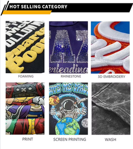 Prix d'usine, ensembles de sweat-shirts unisexes surdimensionnés en patchwork brodés en 3D personnalisés - Tendance de la mode de haute qualité et lourde - Product Image 5