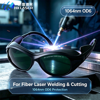 Gafas HXLASER 1064nm Od6 800-2000nm para Impresión Láser de Fibra, Soldadura, Grabado y Corte, OD6 0D8, con Certificación CE