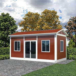 현대 컨테이너 이동식 주택 20ft 호텔 유리 커튼 벽 사용 임시 이동식 건설 현장 숙박 시설 - Product Image 2