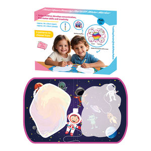 Diskon besar pola ruang dapat digunakan kembali kanvas air ajaib genggam lipat buku gambar air lukisan anak-anak mainan coretan - Product Image 1