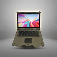 Ordinateur portable industriel robuste à écran tactile de 14 pouces en alliage de magnésium, processeur Core i7, 4 Go de RAM, pour l'acquisition de données sur site