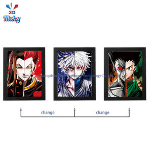 Maßgefertigtes 3D-Lentikular-Anime-Poster mit Flip-<span class=keywords><strong>Motion</strong></span>-Effekt 30x40cm PET-Kunststoff Wandkunst - Product Image 5