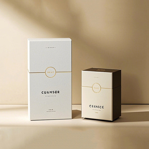 Caja de Embalaje Cosmético Personalizada, Cartón Blanco, Impresión UV con Estampado en Caliente, Caja para Empacar Alimentos y Snacks - Product Image 3