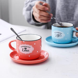 Ensemble de tasses à <span class=keywords><strong>expresso</strong></span> italiennes de couleur vive pour couple, <span class=keywords><strong>tasse</strong></span> et soucoupe en porcelaine pour hôtel, <span class=keywords><strong>tasse</strong></span> à café - Product Image 4