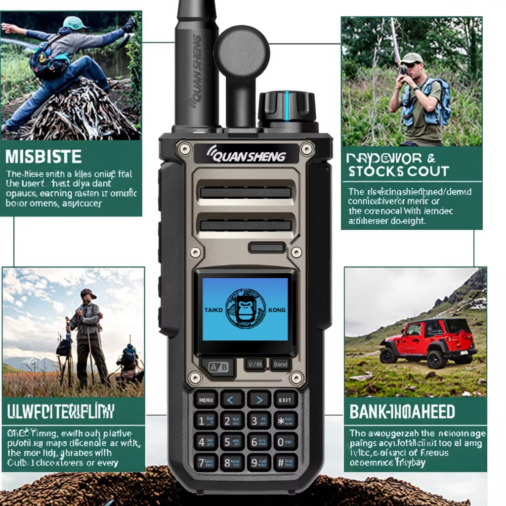 Dual Receiving TK11(8) Analog Two Way Radio 10W Telegraph