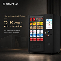 Máquina Expendedora de Bebidas BANDENG BD6610 22T para Bebidas y Aperitivos con Gabinete Refrigerado de 60 SKU, Diseño Ergonómico