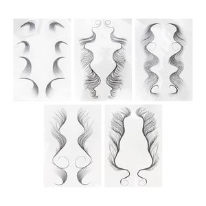 New Design Waterproof Tattoo Hair Edges Long Lasting Hairlines <b>Sticker</b> Custom Baby Hair Hairlines Tattoo <b>Sticker</b> - Product Image 1