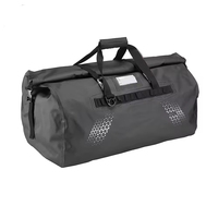 Nouveau Sac de Voyage de Luxe Noir de Marque Tendance, Sac Polochon Tactique Imperméable Personnalisé en Python pour Femme