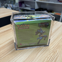 Caixa de Armazenamento Universal ETB SPC TCG com Tampa Magnética de Acrílico Moderna Retangular Multifuncional com Proteção UV de 99% Personalizada