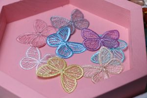 Thêu Ren Vá Bướm Chắp Vá May Vải Dán Trên Quần Áo DIY Handmade Đính Cho Quần Áo Huy Hiệu Trang Trí - Product Image 2