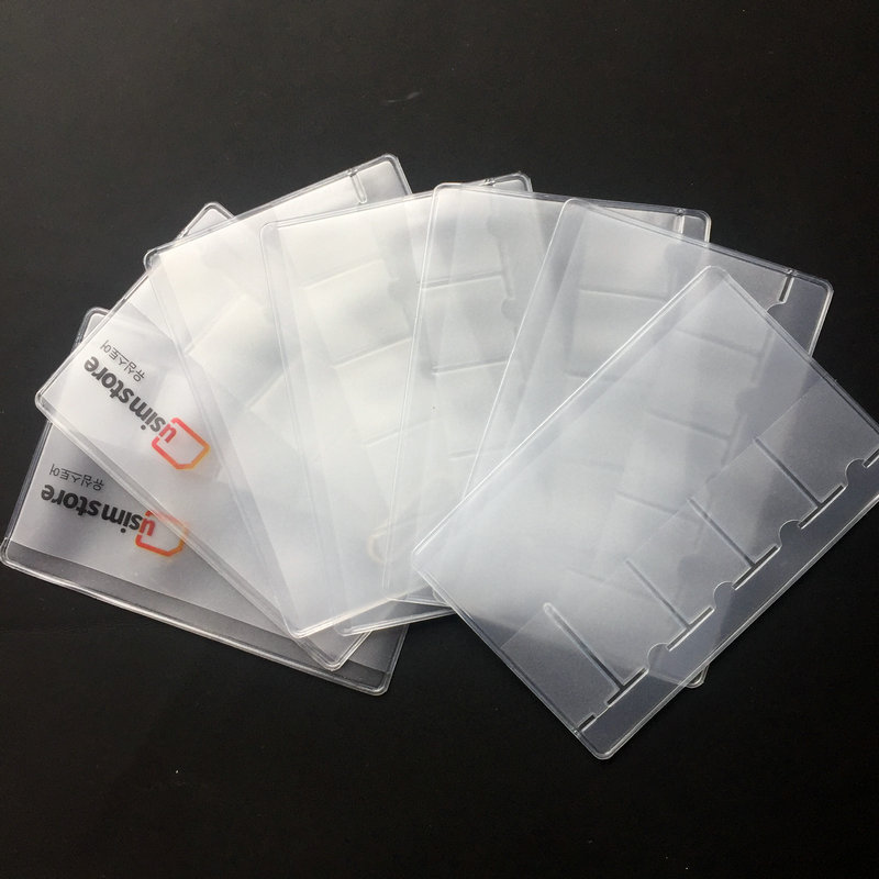 Изготовленный На Заказ пластиковый футляр для карт micro sd из ПВХ, держатель для sim-карты с иглой