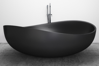 Baignoire d'eau creuse Corina de 16 cm, Surface unie, en forme de bol léger, fabricant