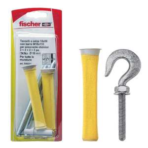 FISCHER - 508303 Manga con gancho M8 FIS H N - EAN 8001132083031 ANCLAJES FIJACIONES QUÍMICAS - Product Image 1