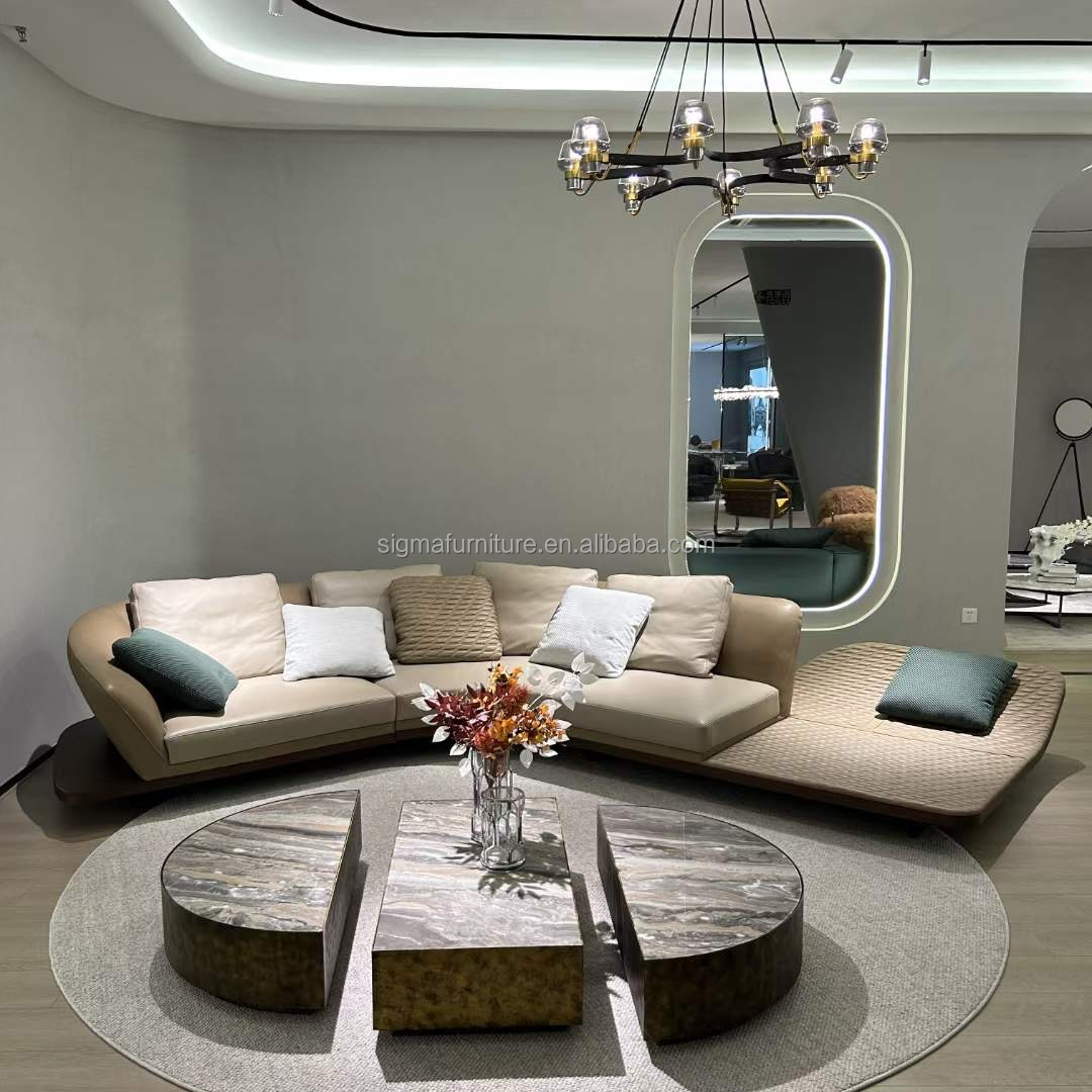 New design made in China Europe style sofa bed leather sofa set living room furniture sofas fabric