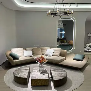 Neues Design Made in China Europa Stil Schlafs ofa Leders ofa Set Wohnzimmer möbel Sofas Stoff