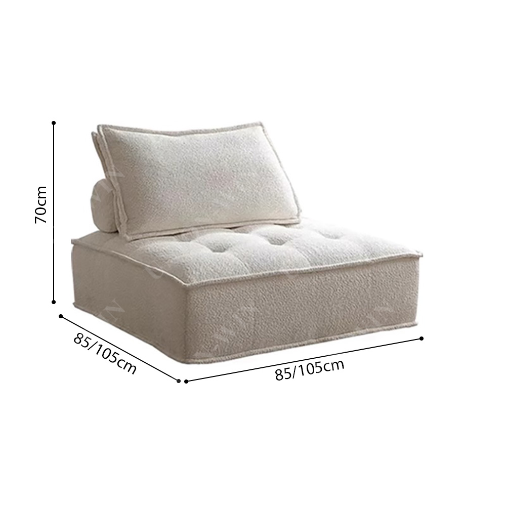 sofa lounge furniture compression nordic curved modular luxury compression module