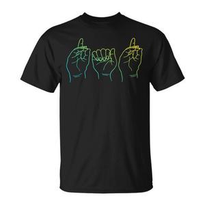 Camiseta con Gesto de Mano de Papá Sordomudo en Lengua de Señales Americana (ASL) para el Día del Padre, Producto Promocional - Product Image 1