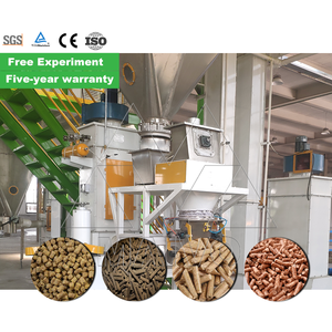 Ligne de production de granulés alimentaires Alfafa Ligne de production d'aliments pour volailles et bétail 1.5-2.5 t/h - Product Image 1