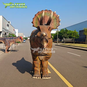 Disfraz de Dinosaurio <span class=keywords><strong>Triceratops</strong></span> Mecánico Realista que Camina - Product Image 5