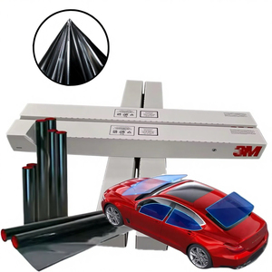 Película de Tinte Metálico Nano Cerámico Ultra Alta Protección UV <span class=keywords><strong>del</strong></span> 99% y Privacidad <span class=keywords><strong>del</strong></span> 35% para Ventanas <span class=keywords><strong>Delanteras</strong></span> de Automóviles, Rollo de PET Solar - Product Image 1