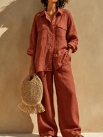 Ensemble Femme Automne 2026 Nouvelle Collection – Ensemble Décontracté Polyvalent Deux Pièces pour Femme
