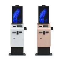 Kiosco de Pago de Autoservicio con Pantalla Táctil Capacitiva de 10 Puntos, Lector de Códigos de Barras, Escáner de Pasaportes, Reciclador de Efectivo y Monedas, SDK