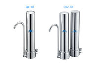 QING YUAN QY-10I usage domestique boîtier de filtre en céramique comptoir filtre à eau robinet de cuisine