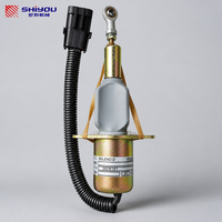 SHIYOU 3928161 3923258 3964624 SA-4293-24 Électrovanne d'arrêt de moteur diesel 24V pour pièces de machines d'excavation Cummins Vente en gros