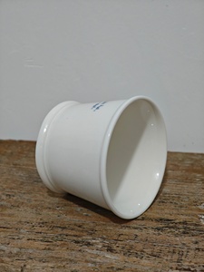 Mug keramik buatan tangan kata Perancis "Parce que c'létait lui, moi", gaya putih minimalis, perlengkapan minum bergaya untuk jiwa romantis - Product Image 5