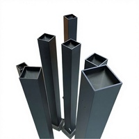 Portails et treillis de clôture en aluminium noir thermolaqué 3D de style australien, durables, résistants à l'eau, pour maisons métalliques extérieures