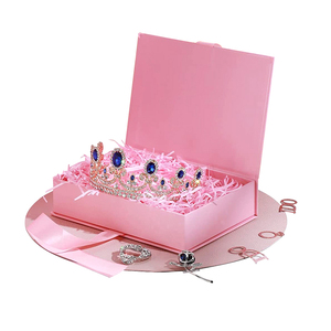 Bán Buôn Tùy Chỉnh Nắp Top Bìa Và Cơ Sở Dưới Cứng Nhắc Quà Tặng Giấy Quần Áo Bao Bì Hộp Với <span class=keywords><strong>Ribbon</strong></span> - Product Image 4