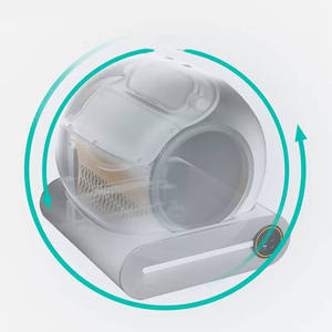 Arenero Automático <span class=keywords><strong>para</strong></span> Mascotas, Caja de Arena Inteligente Autolimpiable <span class=keywords><strong>para</strong></span> Gatos, Bajo Ruido, Controlado por Aplicación - Product Image 4